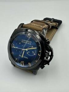 PANERAI パネライ ルミノール マリーナ ロゴ OP6762 チタンケースバック オフィチーネ パネライ 腕時計 スイス製 中古品 多少の傷あり
