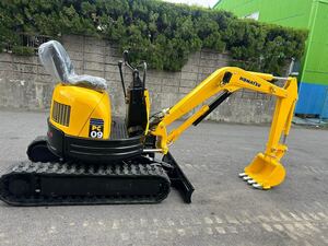 コマツ◆KOMATSU ◆ PC09FR◆1053時間◆油圧ショベル◆ミニユンボ ◆軽油◆シート新品◆LED新品◆配管◆倍速◆下取り可能◆愛知発