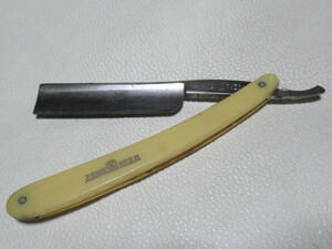 ■美品 希少 1950年代 ◆刃金製 西洋剃刀（カミソリ）◆日本製 ZENRIREN（全理） TNRIREN RAZOR