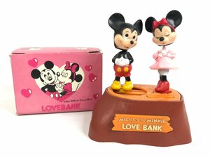 ラブバンク ミッキー＆ミニー ニチテン DISNEY ミッキーマウス ミニーマウス 昭和レトロ 当時品 B5-83