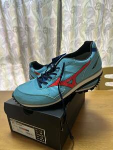 ミズノ MIZUNO ビルトトレーナー2(陸上競技) U1GC236140 メンズ レディース シューズ　29cm ターコイズ×コーラル×ブルー