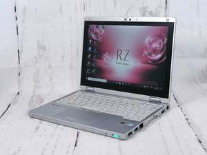 【 BIOS累積100時間 】▼ レッツノート CF-RZ6 2in1 タッチパネル Core i5 7Y57 メモリ 8GB SSD256GB Office2021 ▼ 