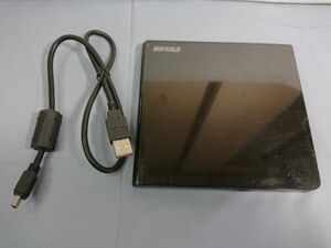 バッファロー DVSM-PLV8U2-BKA USB2.0 ポータブルDVDドライブ USBケーブル付 動作確認済み a307