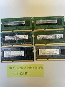 No：SO-DIMM001◆まとめ売り！PC用メモリ(Windows機で使用)DDR-3/DDR-2/ノートPC用 ジャンク品（取り外す前は作動していました）