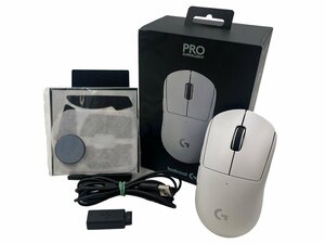 美品 Logicool ロジクール ワイヤレス ゲーミング マウス G-PPD-003WL-WH ホワイト ゲーム 白 本体 Superlight 高品質 高性能 箱付き