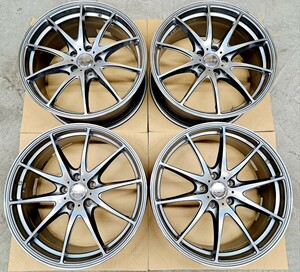 【美品】RAYS VOLK RACING G25 ホイール 19インチ 8.5J 114.3 鍛造 スバル レヴォーグ WRX S4 フォレスター トヨタ アルファード レイズ