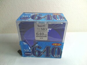 【未開封】Tecc.Land 640MB MOディスク　　5枚セット