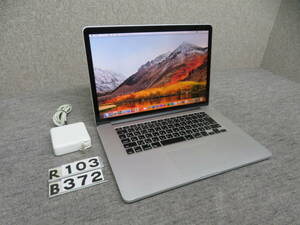 MacBook Retina A1398 究極PC ◆高速Core i7 / 16GB / SSD 512GB ◆ PC1台で、ダブル macOS & Win11 ◆ CS6 + Office付 ◆15.4型 2K