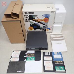 PC-9800/PC-486対応 Roland ミュージ郎55 for Windows DTM-55N-W SC-55mkII 箱・FD付 動作未確認【20