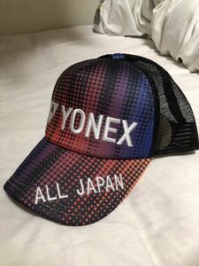 限定　超限定品　 最新　オールジャパン　ALL JAPAN　YONEX　ヨネックス　限定キャップ 　2023夏　ブラック柄　　大会会場限定