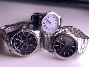 【現状品】セイコーソーラー/ワイアード/シチズンエコドライブ/稼働/SEIKO/CITIZZEN/3点まとめて