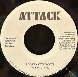 Johnny Clarke - Roots Natty Roots / 鋭い演奏とスムースなヴォーカルが渋い、キラー・ルーツ・ナンバー！