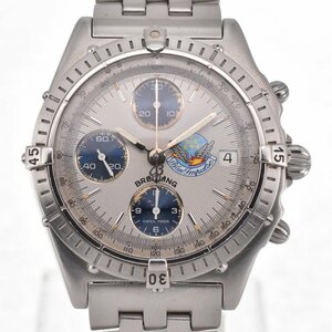 ブライトリング BREITLING A13048 クロノマット ブルーインパルス クロノグラフ デイト 自動巻き メンズ 箱・保証書付き L#128879