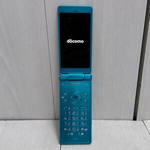 【 送料無料 】 NTTドコモ ◆ docomo シャ－プ AQUOS SH-06G Blue Green 携帯電話 ガラケー 4G TV ケータイ ネットワーク利用制限〇