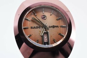 ラドー ダイアスター デイデイト カットガラス 自動巻き メンズ 腕時計 RADO