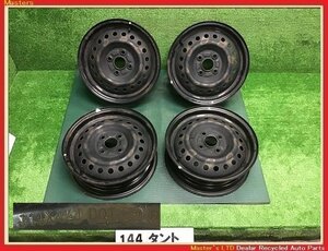 【送料無料】LA600S タント Xターボ 前期 純正 スチールホイール 14×4.5J 4穴-100 4本セット 鉄ホイル 冬用/スタッドレス用などにも♪