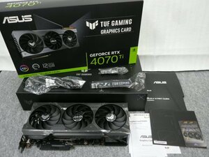 @【未使用品】 ASUS TUF Gaming GeForce RTX 4070 Ti 12GB GDDR6X ゲーミング グラフィックカード TUF-RTX4070TI-12G-GAMING