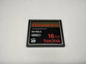 16GB　SanDisk　Extreme pro　CFカード　フォーマット済み　メモリーカード　コンパクトフラッシュカード