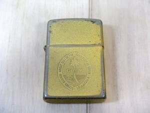 Y2316 ZIPPO/ジッポー GUAM/グアム　レトロ　アンティーク　ゴールドカラー