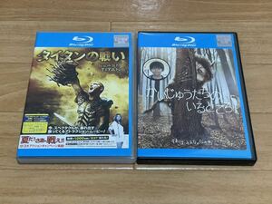 【洋画】ブルーレイBlu-ray 「タイタンの戦い」&「かいじゅうたちのいるところ」レンタル落ち 2枚セット