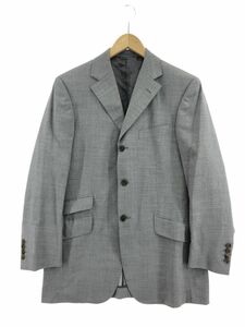 BURBERRY バーバリー ウール100% 細ストライプ テーラード ジャケット グレー ◇■ ☆ djb0 レディース