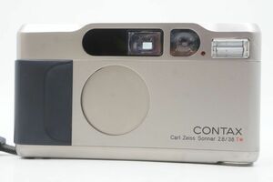 ★☆全額返金保証！最速発送！【CONTAX T2 Carl Zeiss Sonnar 2.8/38 T* コンパクトフィルムカメラ】★☆（202403-28902-kaitori）