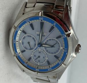273-0042 SEIKO WIRED 腕時計 金属ベルト シルバー 稼働品