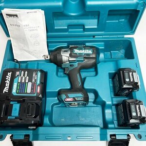 作動品 makita マキタ 充電式インパクトレンチ TW001GRDX 一式 バッテリー2個 BL4025 充電器 電動工具 現状品 中古 良品 人気 プロ HK0061