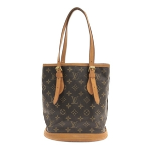 ルイヴィトン LOUIS VUITTON ショルダーバッグ M42238 プチ・バケット モノグラム・キャンバス - VI0969 バッグ モノグラム