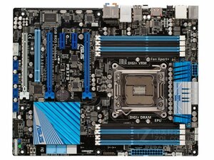 美品 ASUS P9X79 マザーボード Intel X79 LGA 2011 ATX メモリ最大64G対応 保証あり　