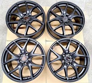 【美品】タナベ SSR GTV03 ホイール 4本 19インチ 8.5J 114.3 スバル WRX STI S4 GRヤリス ランエボ ブレンボ クラウン アルファード