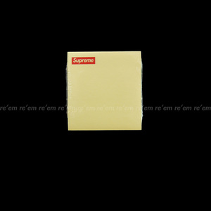 国内正規品新品未開封★Supreme 2014 14 FW AW 希少 非売品 Post It Notes Yellow Box Logo 3M ポストイット ノート イエロー ノベルティー