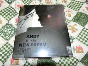 ANDY（SHINHWA）輸入盤サイン入りCD　【The first　NEW DREAM】1集