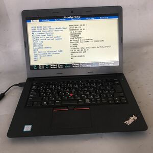 JXJK3587【ジャンク】Lenovo ThinkPad E470 /Core i5-7200U 2.5GHz/メモリ:8GB/BIOS確認済／動作未確認