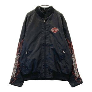 HARLEY DAVIDSON ハーレーダビッドソン 98000-10VM レザージャケット シングルライダース ブラック系 M [240101176459] バイク メンズ