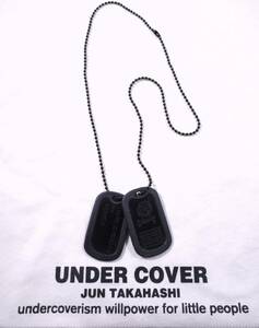 JONIO私物改良 アンダーカバー 2003AW/paperdoll 超希少 ブラックペイント/ドッグタグネックレス undercover/undercoverism/affa