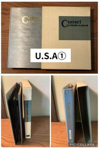 【U.S.A①】　コメットカバーアルバム　アメリカ　未使用切手400枚以上　FDC15通　1970-1980年代