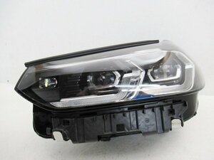 【良品】 BMW X3 G01 後期 純正 左 ヘッドライト LED 5A29207-07 (n080687)