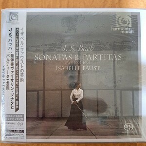 【未開封2SACD】Isabelle Faust / Bach Sonatas & Partitas イザベル・ファウスト / バッハ 無伴奏ヴァイオリンとパルティータ 初回盤