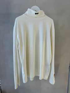 【HERON PRESTON】HPNY EMB ROLLNECK WHITE 