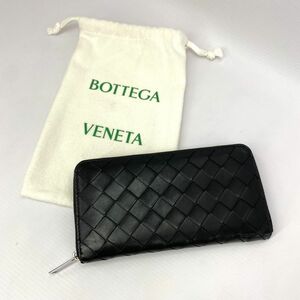 BOTTEGA VENETA ボッテガヴェネタ イントレチャート ジップアラウンドウォレット/長財布 店頭/他モール併売《ブランド・山城店》U866