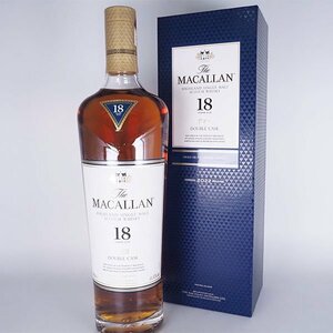 1円～★ザ マッカラン 18年 ダブルカスク 2022年リリース ＊箱付 700ml 43% スペイサイド The MACALLAN TD28031