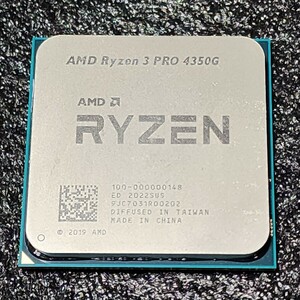 CPU AMD RYZEN3 PRO 4350G with Radeon Graphics 3.8GHz 4コア8スレッド Socket AM4 PCパーツ 動作確認済み