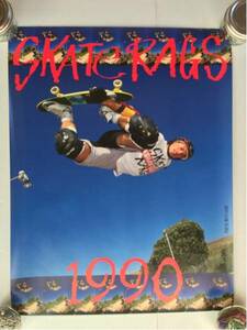 レア！90s SKATERAGS Mike Mcgill スケートラグス マイクマクギル オールド ビンテージ スケートボード ポスター 新品 デッド OLD vintage