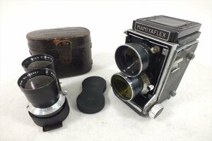 □ Mamiya マミヤ MAMIYAFLEX-C Professional 二眼レフカメラ 3.5 65mm 4.5 180mm 中古 240206G6182