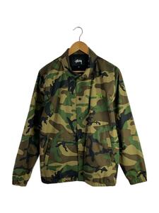 STUSSY◆ジャケット/M/ポリエステル/カモフラ/115402/Camo Cruize Coach