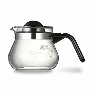 メリタ Melitta コーヒー ティー サーバー ガラス製 茶こし付き 500ml 4杯用 グラスポット カフェリーナシリーズ MJ-9301