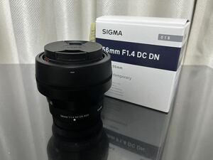 即決送料無料 ほぼ未使用 SIGMA 56mm f1.4 DC DN 富士フィルム Xマウント用