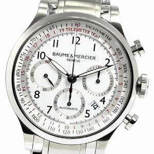 ボーム＆メルシェ Baume & Mercier MOA10061/65726 ケープランド クロノグラフ デイト 自動巻き メンズ 良品 保証書付き_761577