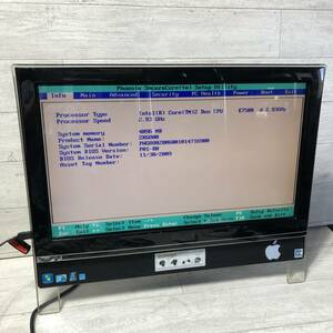 ■Gateway ZX6800 一体型　PC Core2Duo CPU E7500 2.93GHz BIOS起動OK ジャンク■サ22